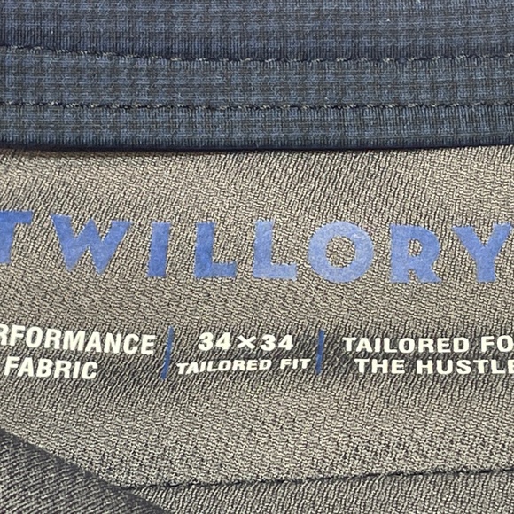 Twillory Performance Pants Tailored Fit 34x34 Navy Houndstooth NICE!! - Picture 7 of 16